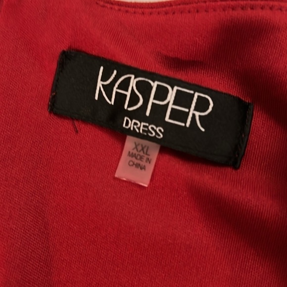 Kasper Crimson Red Flutter Sleeve Sheath Dress NWT - Picture 12 of 14